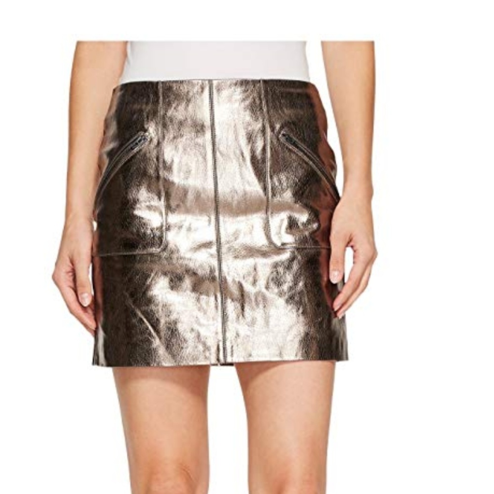 Blank NYC Metallic Skirt